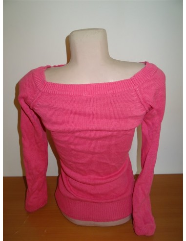 Pulover roz dama maneca lunga