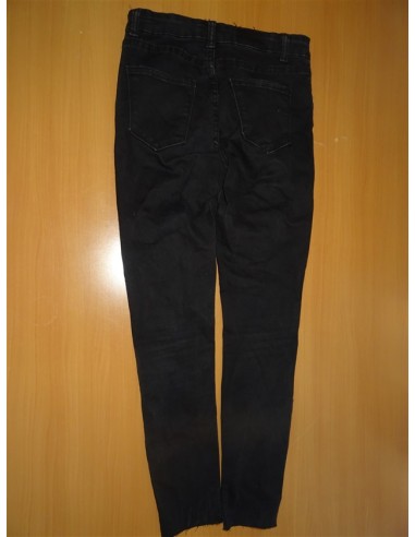 Pantalon lung blug negru dama