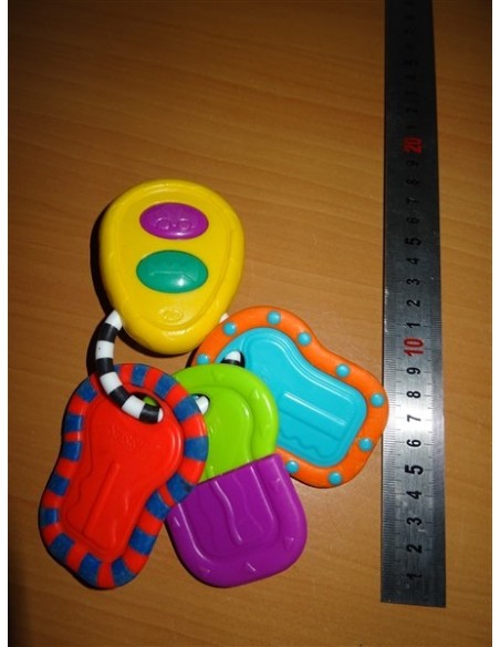 Chei de jucarie colorate pentru bebelusi