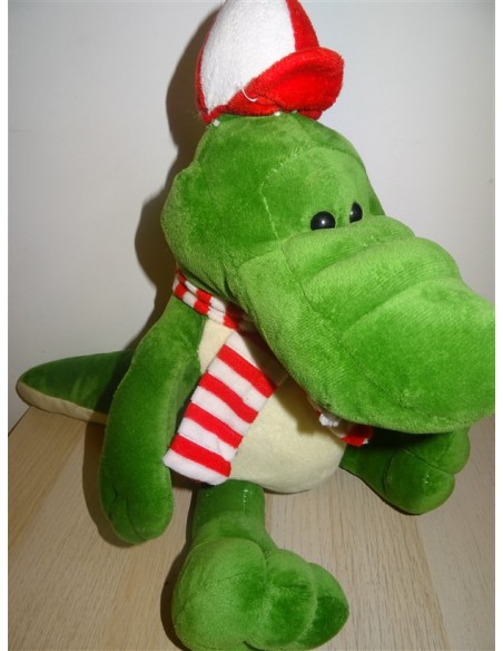 Jucarie plus copii dinozaur verde 54 cm