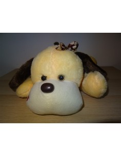 Jucarie de plus catel culcat cu tinuta 38cm 2