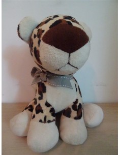 Girafa plus copii cu fundita gri  22cm 2