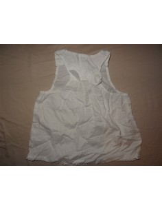 Bluzita maneca scurta alba fetita H&M 2