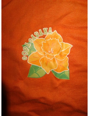 Maieu portocaliu fetita imprimeu floare LC Waikiki