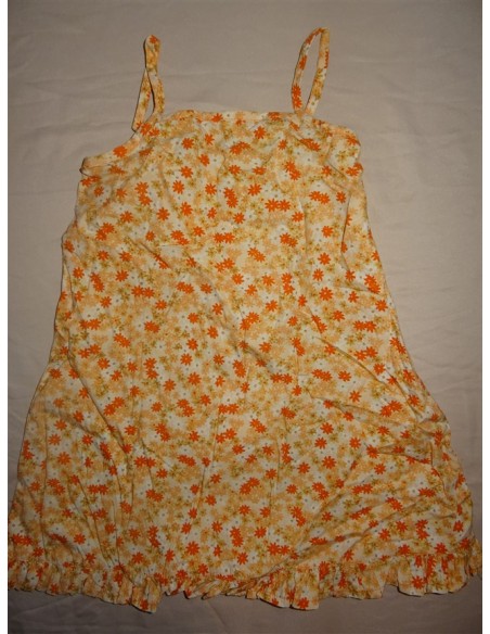 Rochita vara fetita galbena imprimeu floricele LC Waikiki