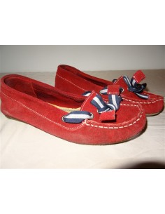 Mocasini rosii dama Bonneville