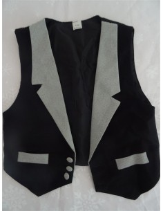 Vesta neagra cu gri baietel