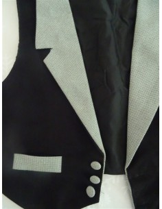 Vesta neagra cu gri baietel 2