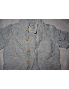 Camasa gri maneca scurta baietel Next 2