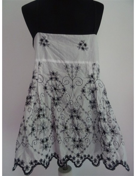 Top dama alb imprimeu floral