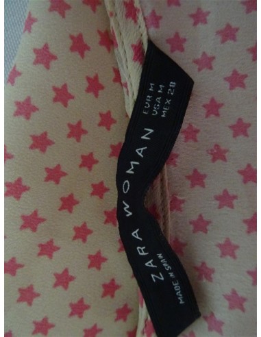 Bluza dama maneca scurta cu buline Zara