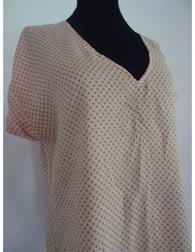 Bluza dama maneca scurta cu buline Zara