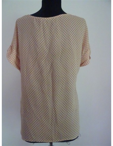 Bluza dama maneca scurta cu buline Zara