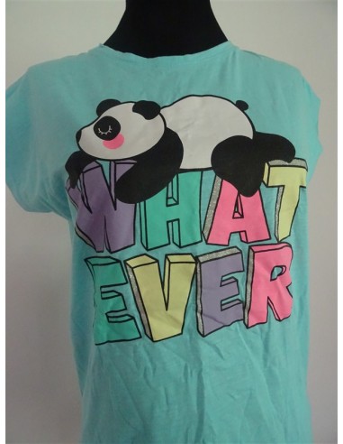 Tricou fetita cu imprimeu panda si scris Pepco