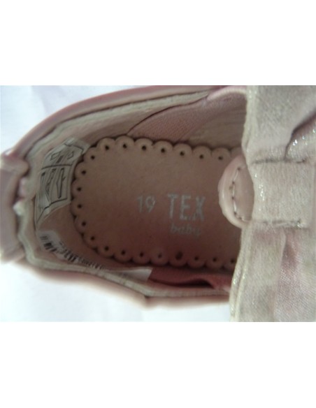 Pantof roz lac cu fundita  fetita TEX