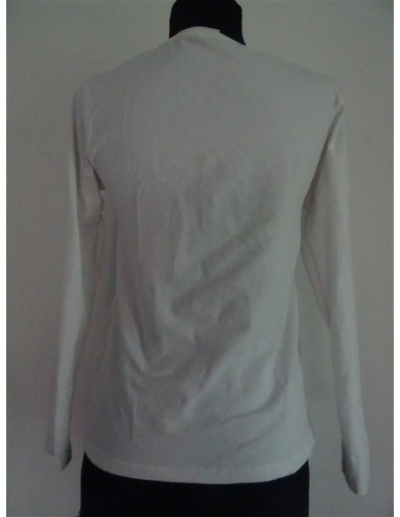 Bluza alba fetita imprimeu luna Zara