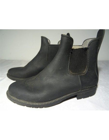 Ghete fete cauciuc negru Essensole