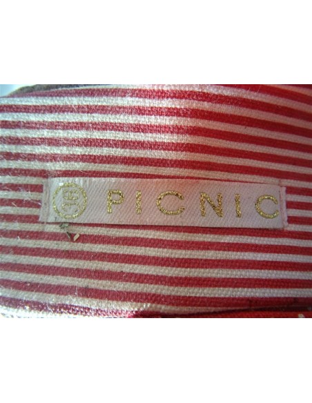 Sandale platforma material textil