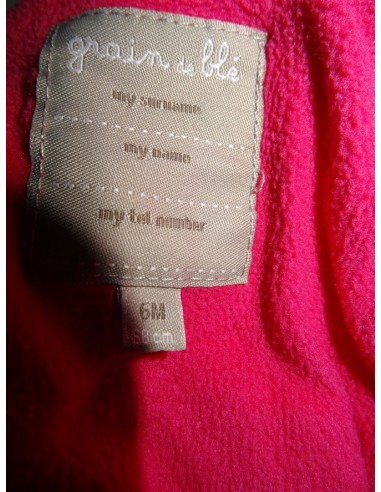 Geaca de iarna roz Grain de Ble