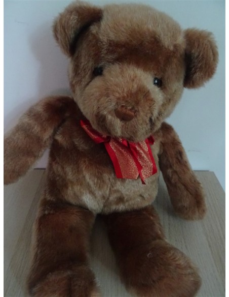 Jucarie plus Ursuletul Martinel cu fundita rosie