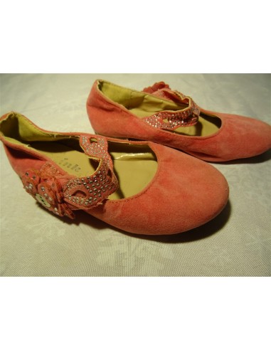 Pantofiori roz eleganti cu bareta Link