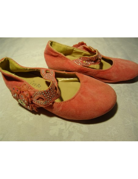 Pantofiori roz eleganti cu bareta Link