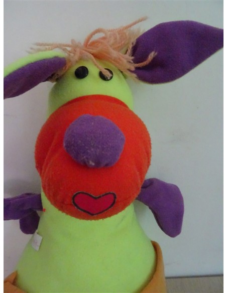 Jucarie plus Cangur colorat 37cm