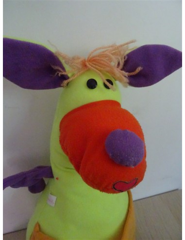 Jucarie plus Cangur colorat 37cm