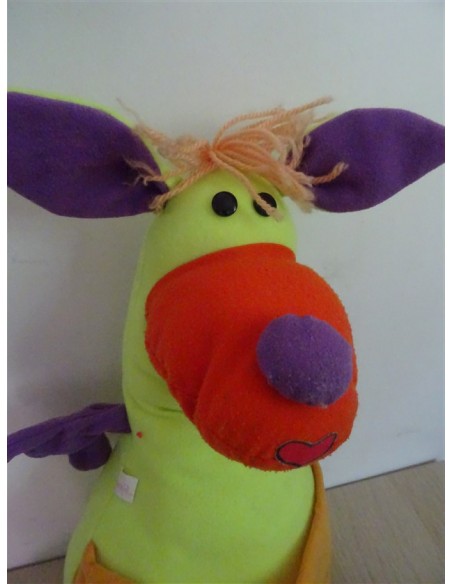 Jucarie plus Cangur colorat 37cm