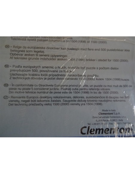 Puzzle 1500 piese Clementoni High Quality Collection New York