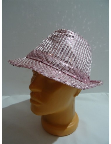 Palarie KOJAK cu paiete roz unisex