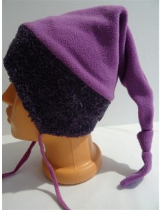 Caciula mov fleece model pitic 2