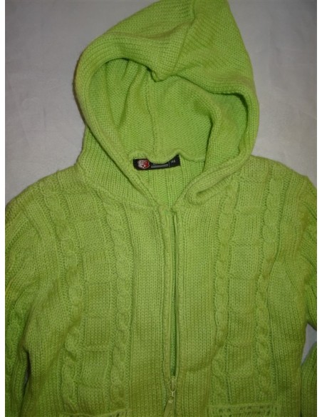Pulover tricotat cu gluga TP