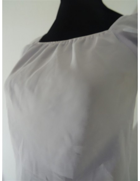 Bluza alba transparenta de dama