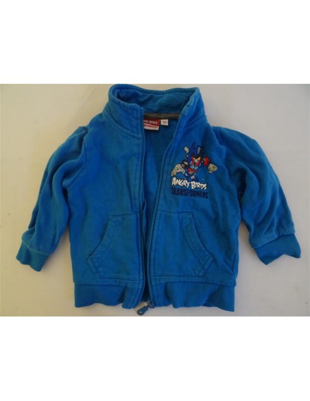 Hanorac baieti albastru Angry Birds