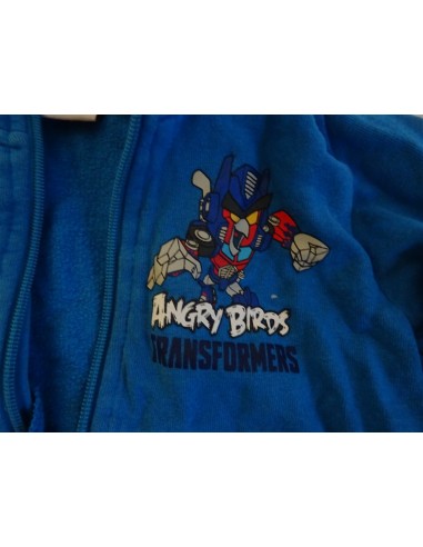 Hanorac baieti albastru Angry Birds