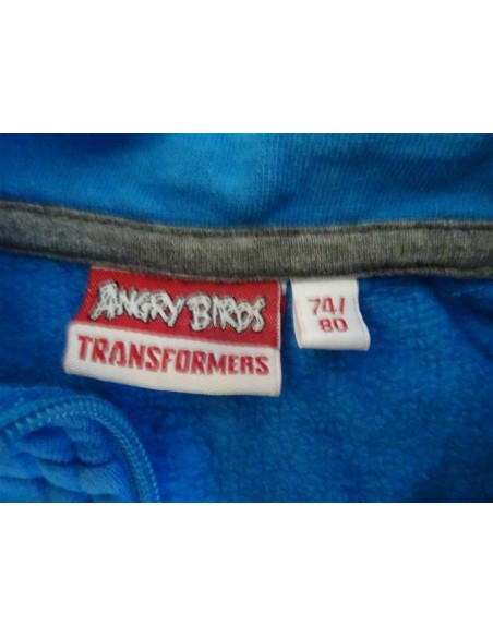 Hanorac baieti albastru Angry Birds