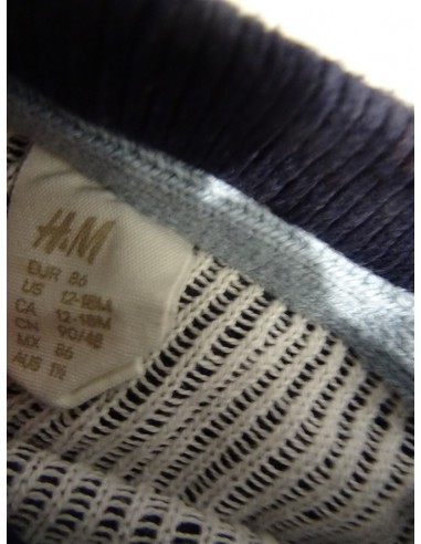 Pulover tricotat negru cu pinguini Hm