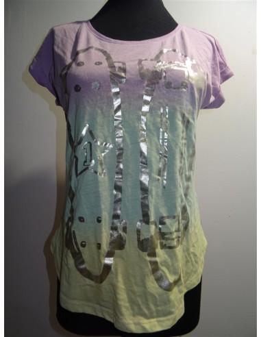 Tricou cu desen auriu pe piept Hm