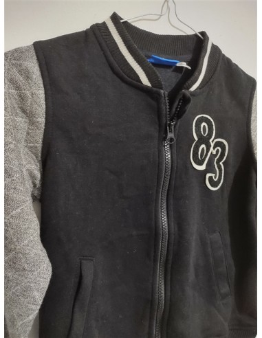 Geaca baseball neagra cu maneci gri Pepperts