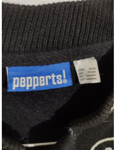 Geaca baseball neagra cu maneci gri Pepperts