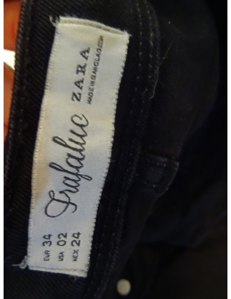 Jeansi negri Zara slim fit