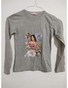 Bluza gri cu imprimeu pe piept Pericik