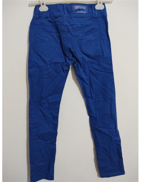 Pantaloni albastrii cu buzunare Yalasoo