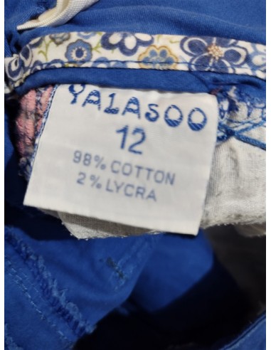Pantaloni albastrii cu buzunare Yalasoo
