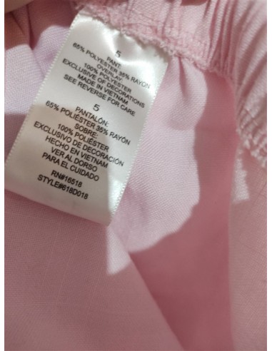 Pantaloni roz cu fundite YoungLand