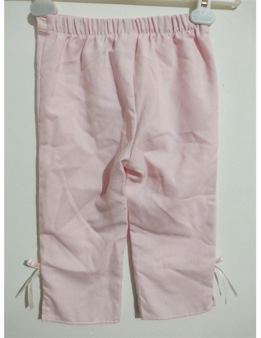 Pantaloni roz cu fundite YoungLand