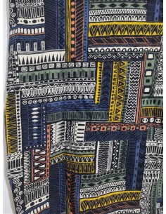 Fusta scurta elastica cu imprimeu geometric marca FB Sister 2