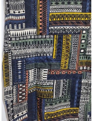 Fusta scurta elastica cu imprimeu geometric marca FB Sister