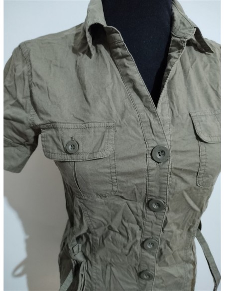 Camasa cu maneca scurta si cordin in talie marca Pimkie